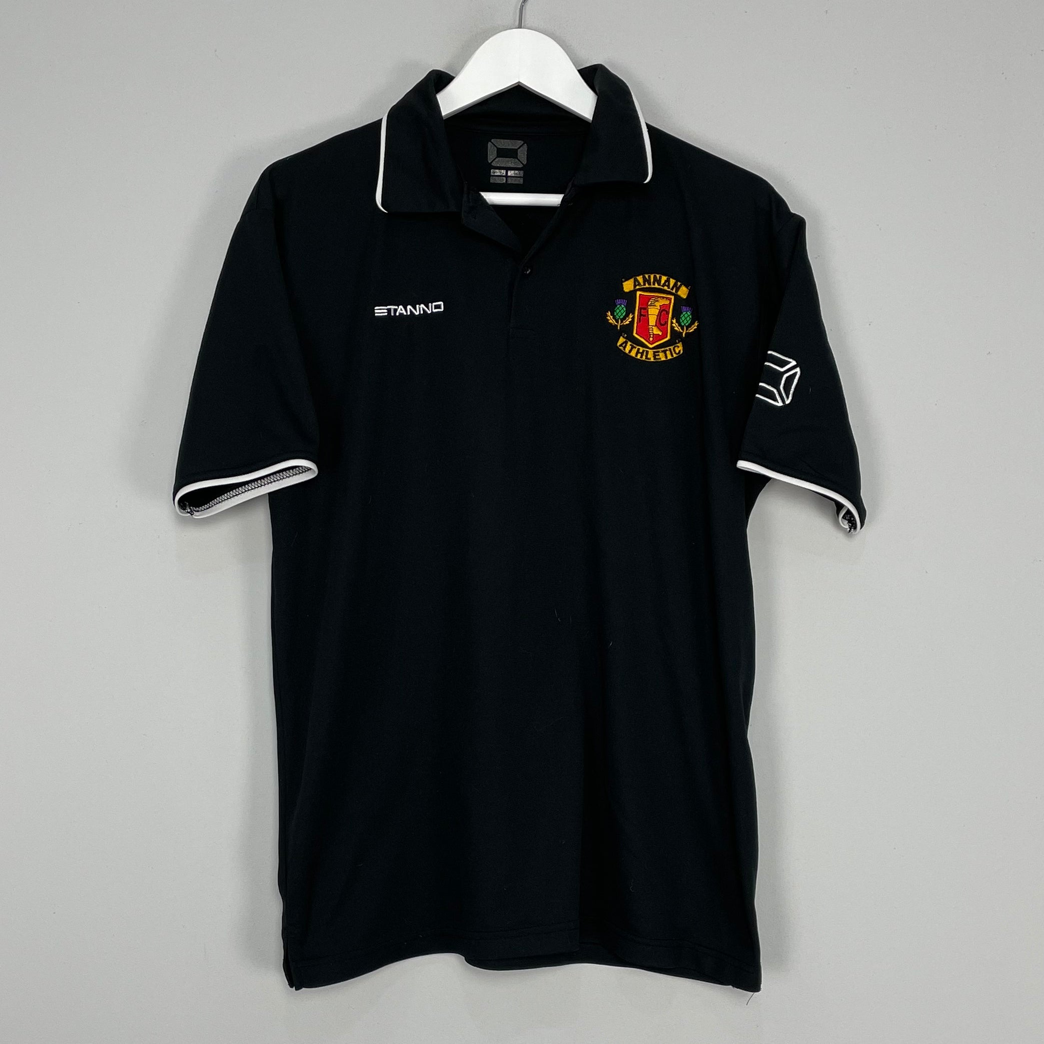 Shop 2017/18 ANNAN ATHLETIC POLO SHIRT (M) STANNO, classic football shirts, vintage football shirts & retro soccer jerseys at Cult Kits