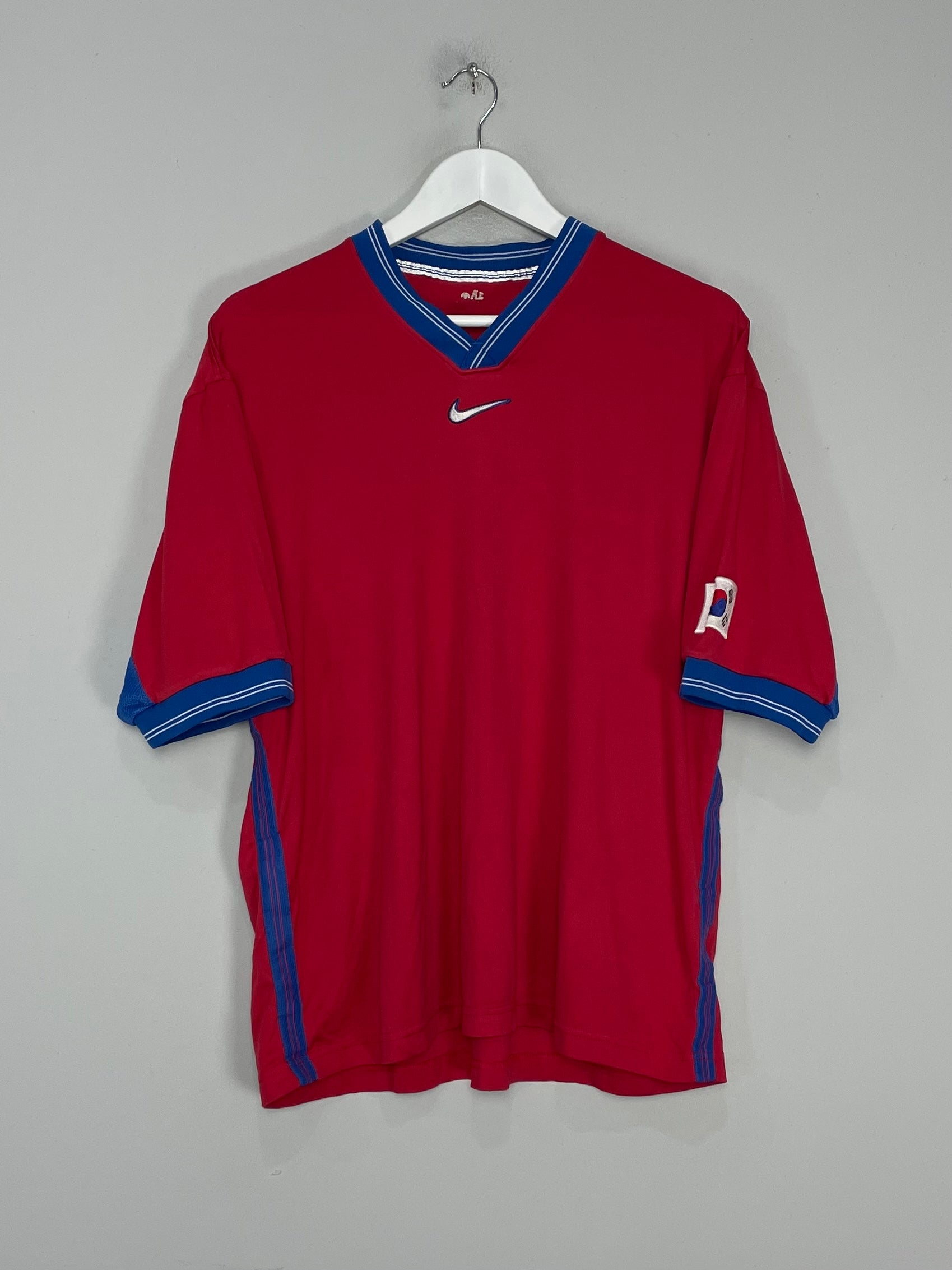 Shop 1998 SOUTH KOREA TRAINING SHIRT (M) NIKE, classic football shirts, vintage football shirts & retro soccer jerseys at Cult Kits
