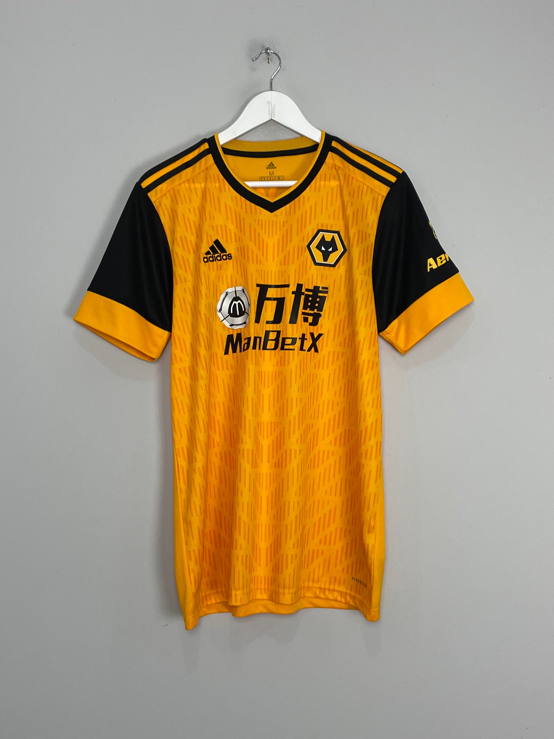Shop 2020/21 WOLVES NEVES #8 HOME SHIRT (M) ADIDAS, classic football shirts, vintage football shirts & retro soccer jerseys at Cult Kits