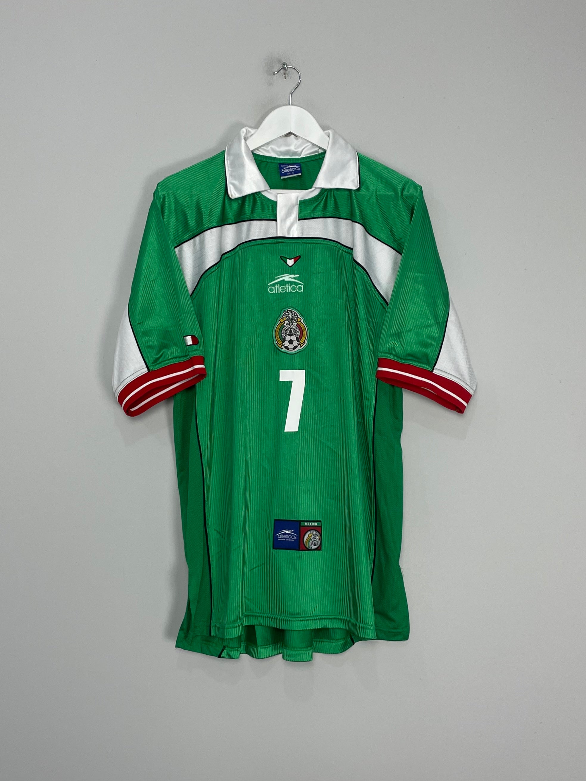 Shop 2000/01 MEXICO RAMIREZ #7 HOME SHIRT (XL) ATLETICA, classic football shirts, vintage football shirts & retro soccer jerseys at Cult Kits