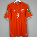 Shop 2014/15 NETHERLANDS V.PERSIE #9 HOME SHIRT (L) NIKE, classic football shirts, vintage football shirts & retro soccer jerseys at Cult Kits