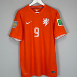 Shop 2014/15 NETHERLANDS V.PERSIE #9 HOME SHIRT (L) NIKE, classic football shirts, vintage football shirts & retro soccer jerseys at Cult Kits