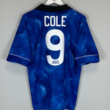 1993/95 NEWCASTLE UNITED COLE #9 AWAY SHIRT (M) ASICS