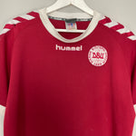 Shop 2002/03 DENMARK HOME SHIRT (L) HUMMEL, classic football shirts, vintage football shirts & retro soccer jerseys at Cult Kits