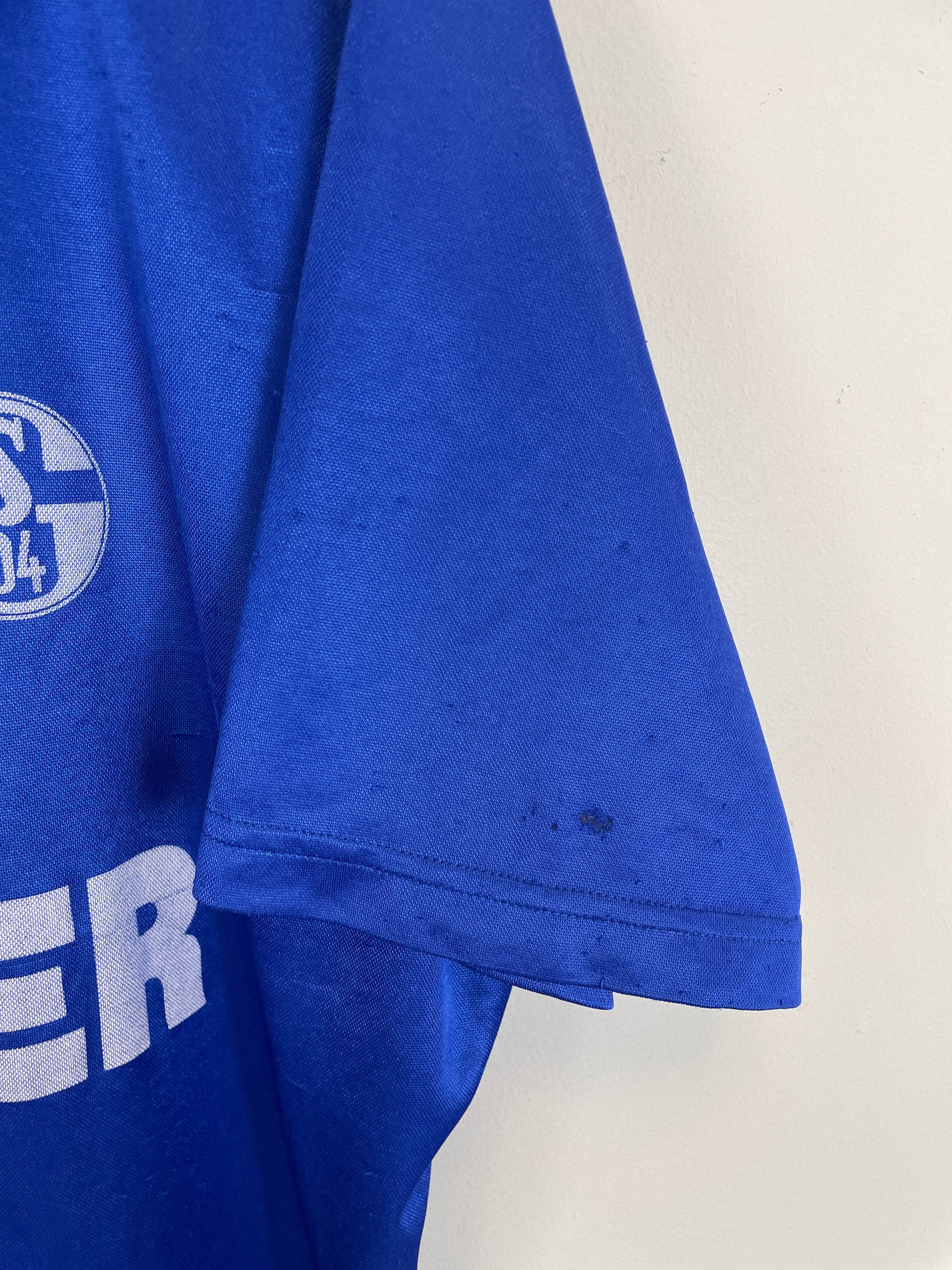 Shop 1994/96 SCHALKE HOME SHIRT (XL) ADIDAS, classic football shirts, vintage football shirts & retro soccer jerseys at Cult Kits