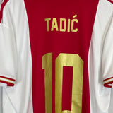 Shop 2022/23 AJAX TADIC #10 HOME SHIRT (XL) ADIDAS, classic football shirts, vintage football shirts & retro soccer jerseys at Cult Kits