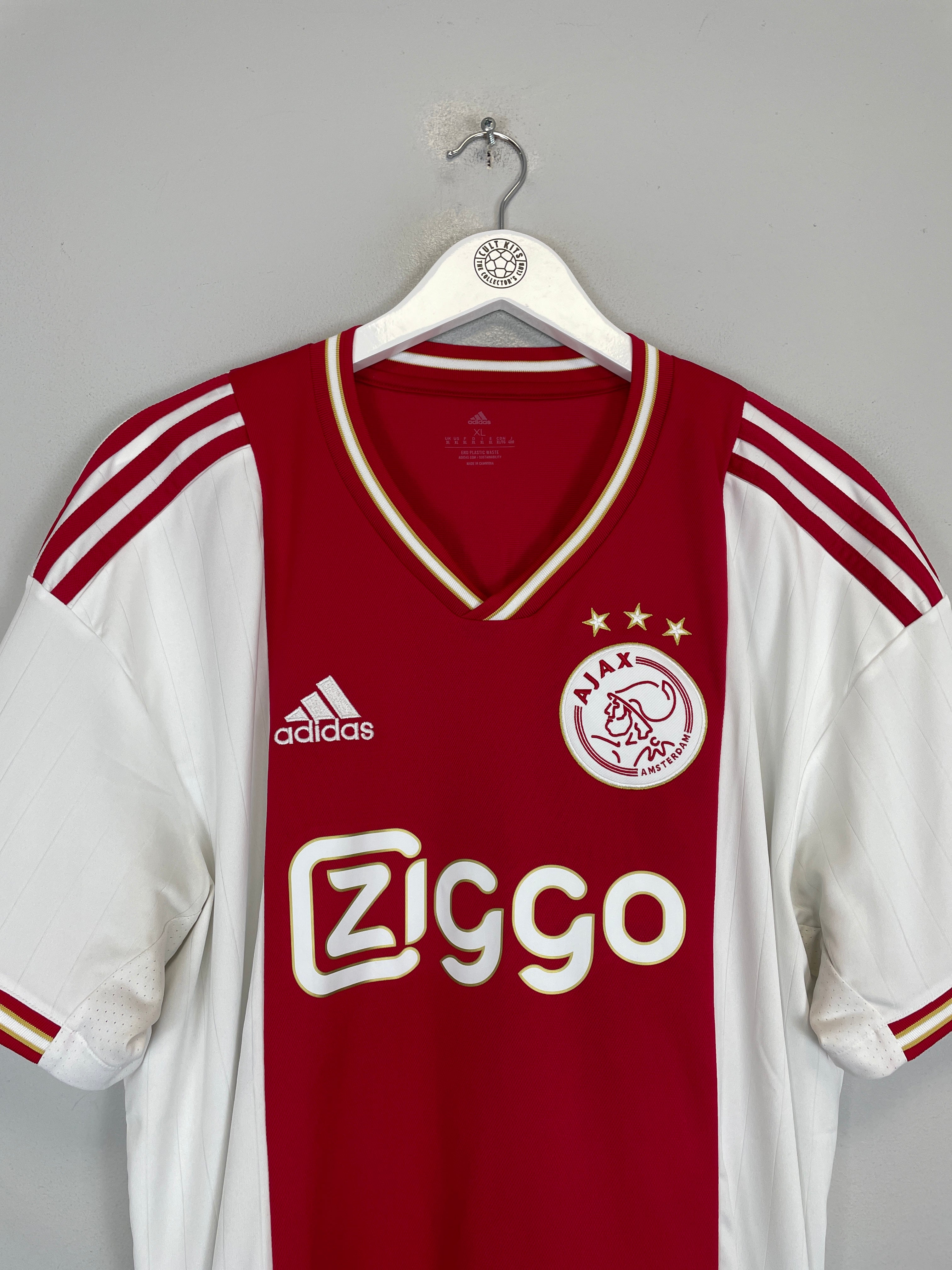 Shop 2022/23 AJAX TADIC #10 HOME SHIRT (XL) ADIDAS, classic football shirts, vintage football shirts & retro soccer jerseys at Cult Kits