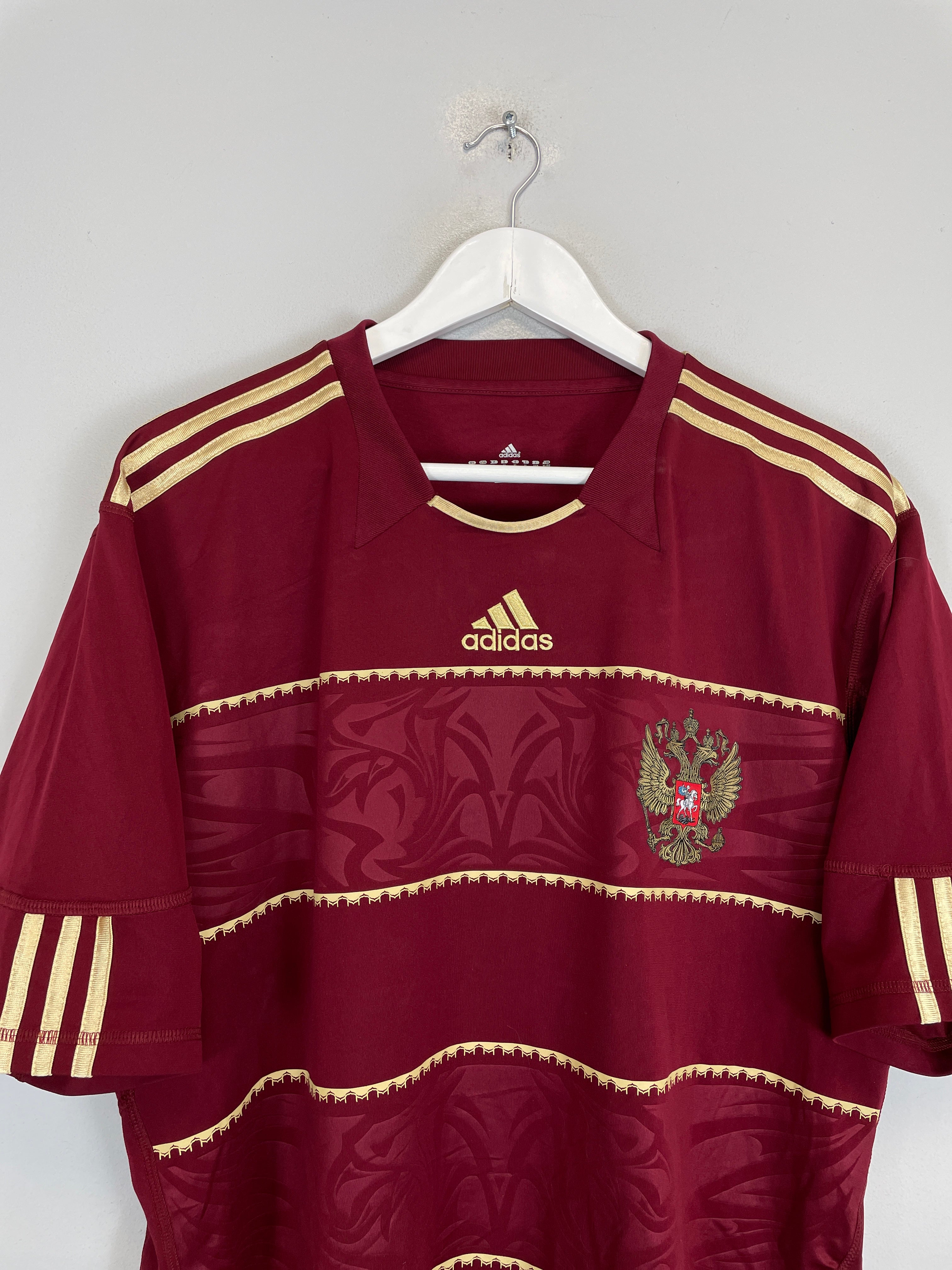 Shop 2009/10 RUSSIA HOME SHIRT (XL) ADIDAS, classic football shirts, vintage football shirts & retro soccer jerseys at Cult Kits