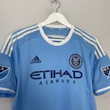2015/16 NEW YORK CITY BRANDT #16 *SIGNED* PLAYER ISSUE HOME SHIRT (L) ADIDAS