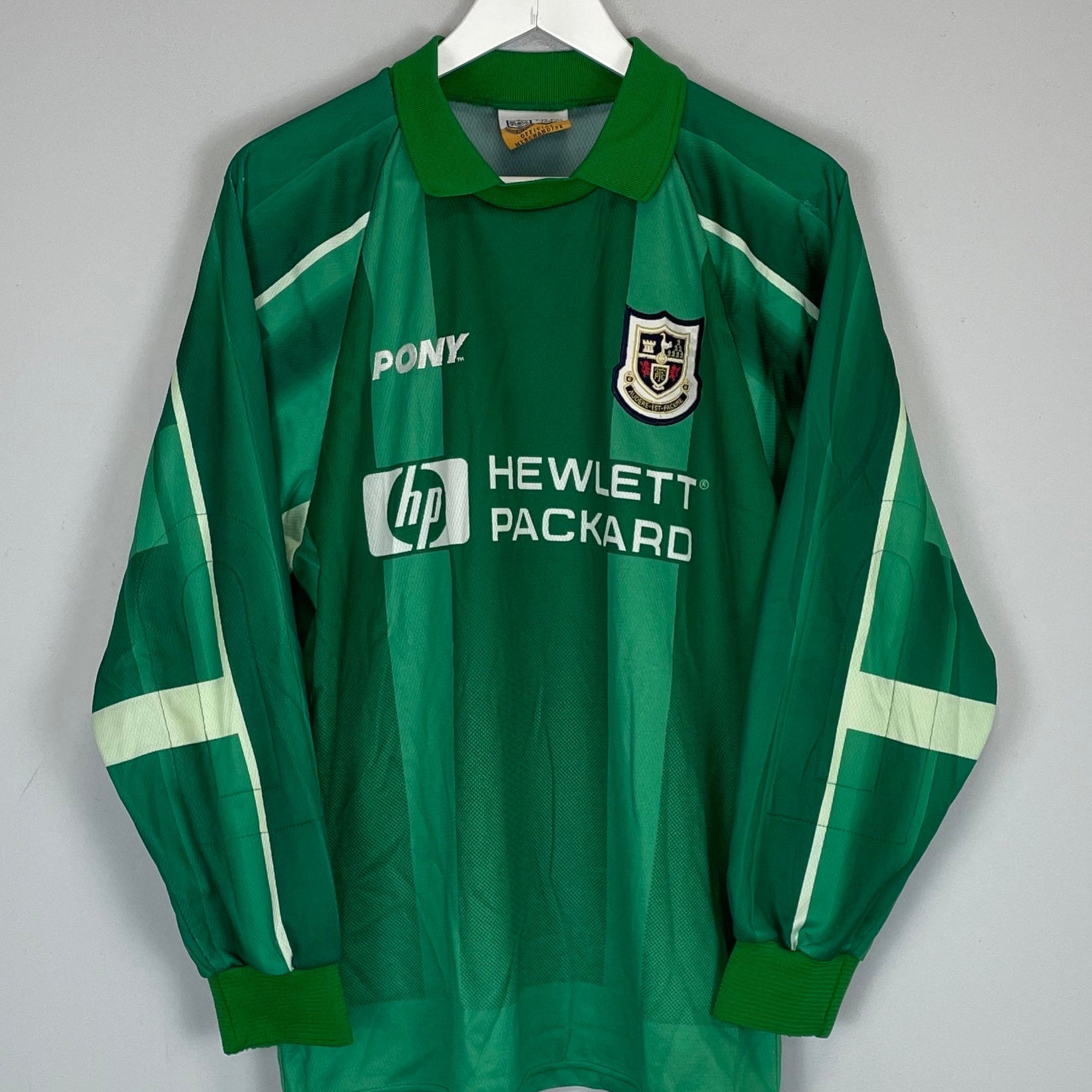 Shop 1997/99 TOTTENHAM WALKER #1 GK SHIRT (M) PONY, classic football shirts, vintage football shirts & retro soccer jerseys at Cult Kits