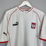 Shop 2001/02 POLAND HOME SHIRT (L) PUMA, classic football shirts, vintage football shirts & retro soccer jerseys at Cult Kits