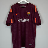 Shop 2017/18 BARCELONA THIRD SHIRT (XL) NIKE, classic football shirts, vintage football shirts & retro soccer jerseys at Cult Kits