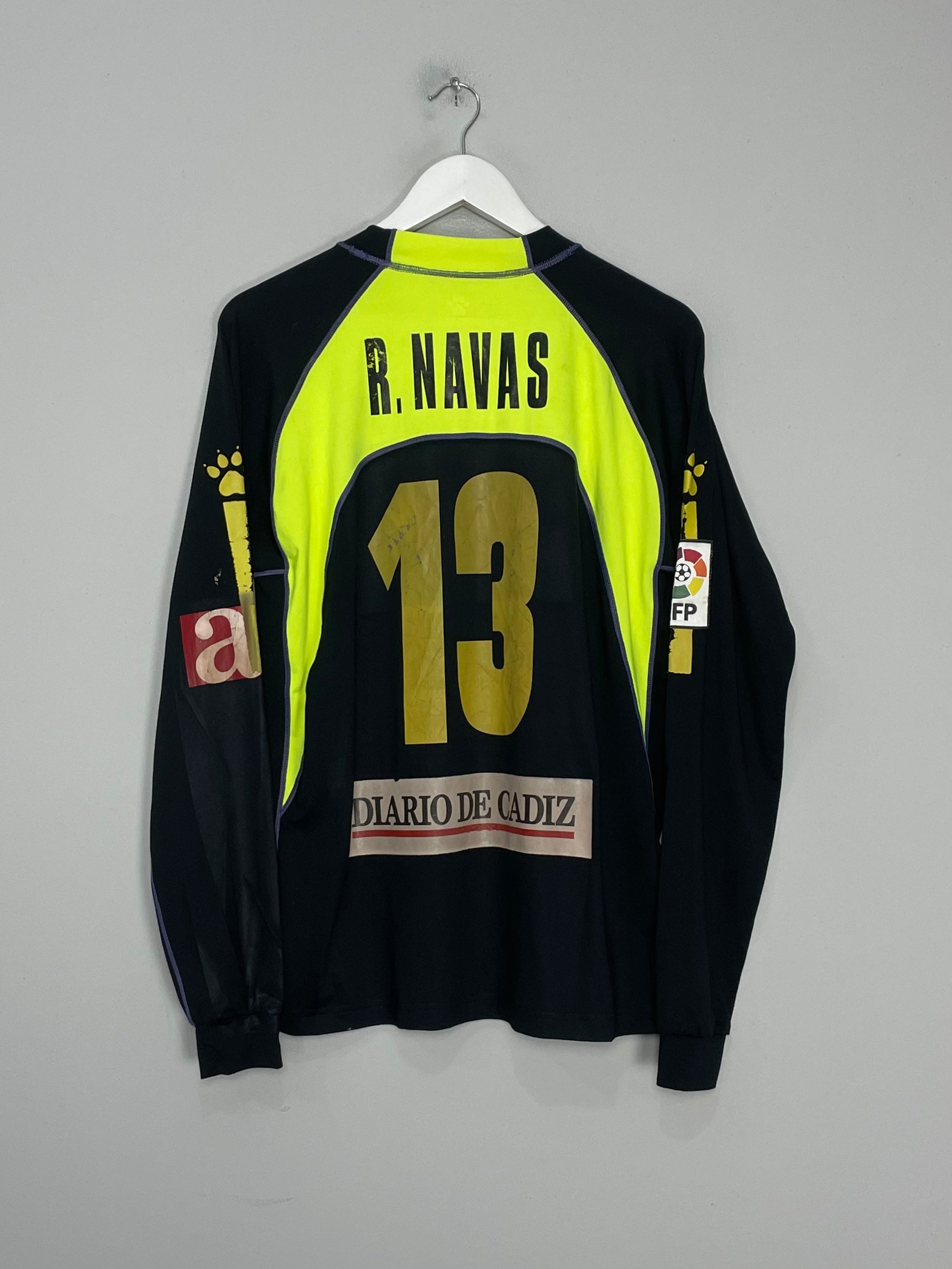 2007/08 CADIZ FC R.NAVAS #13 AWAY SHIRT (L) KELME