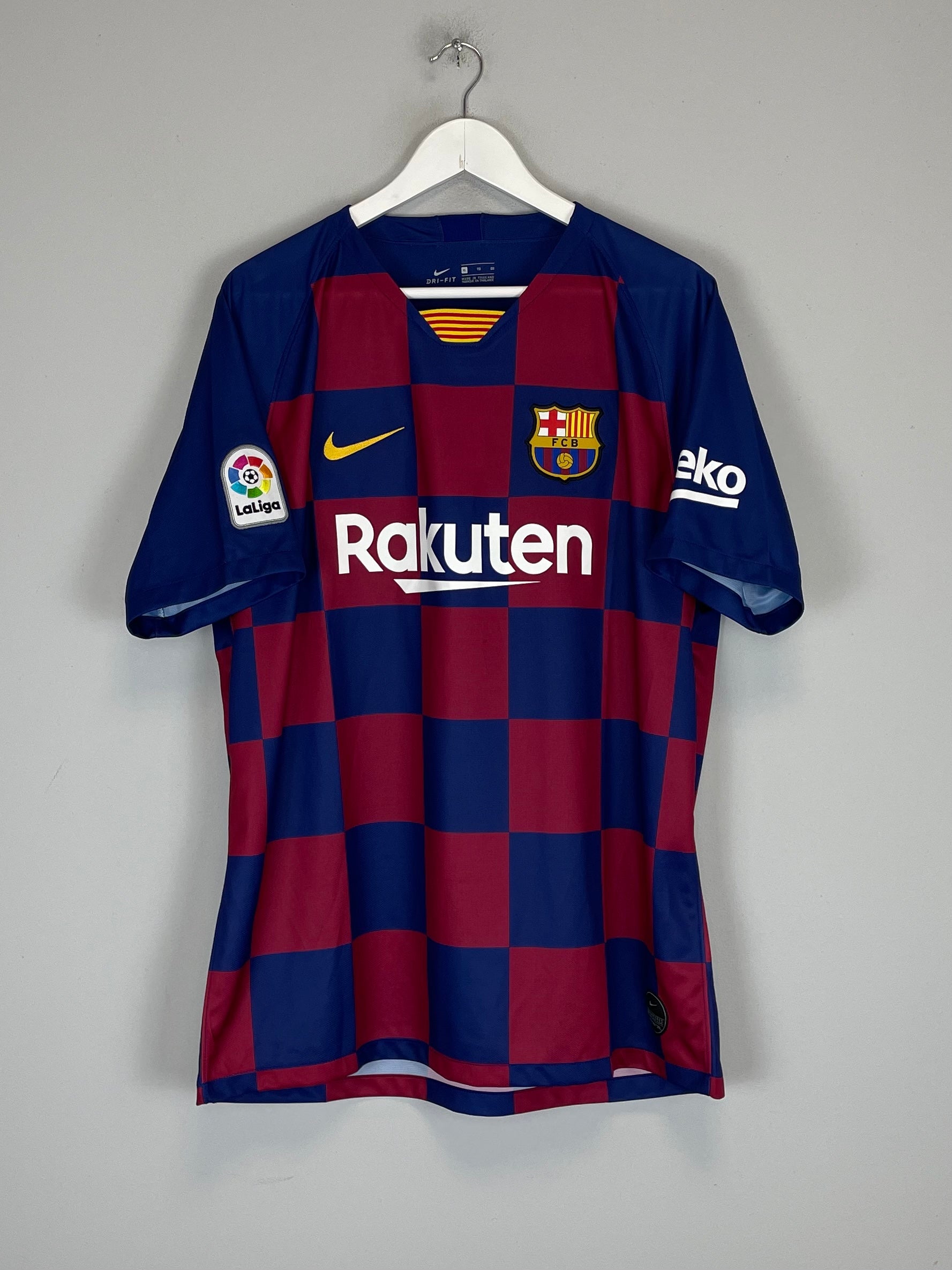 Shop 2019/20 BARCELONA HOME SHIRT (XL) NIKE, classic football shirts, vintage football shirts & retro soccer jerseys at Cult Kits