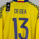 Shop 2016/17 SPAIN DE GEA #13 *PLAYER ISSUE* BNWT GK SHIRT (XL) ADIDAS, classic football shirts, vintage football shirts & retro soccer jerseys at Cult Kits