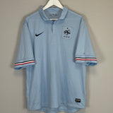 Shop 2013/14 FRANCE AWAY SHIRT (XL) NIKE, classic football shirts, vintage football shirts & retro soccer jerseys at Cult Kits