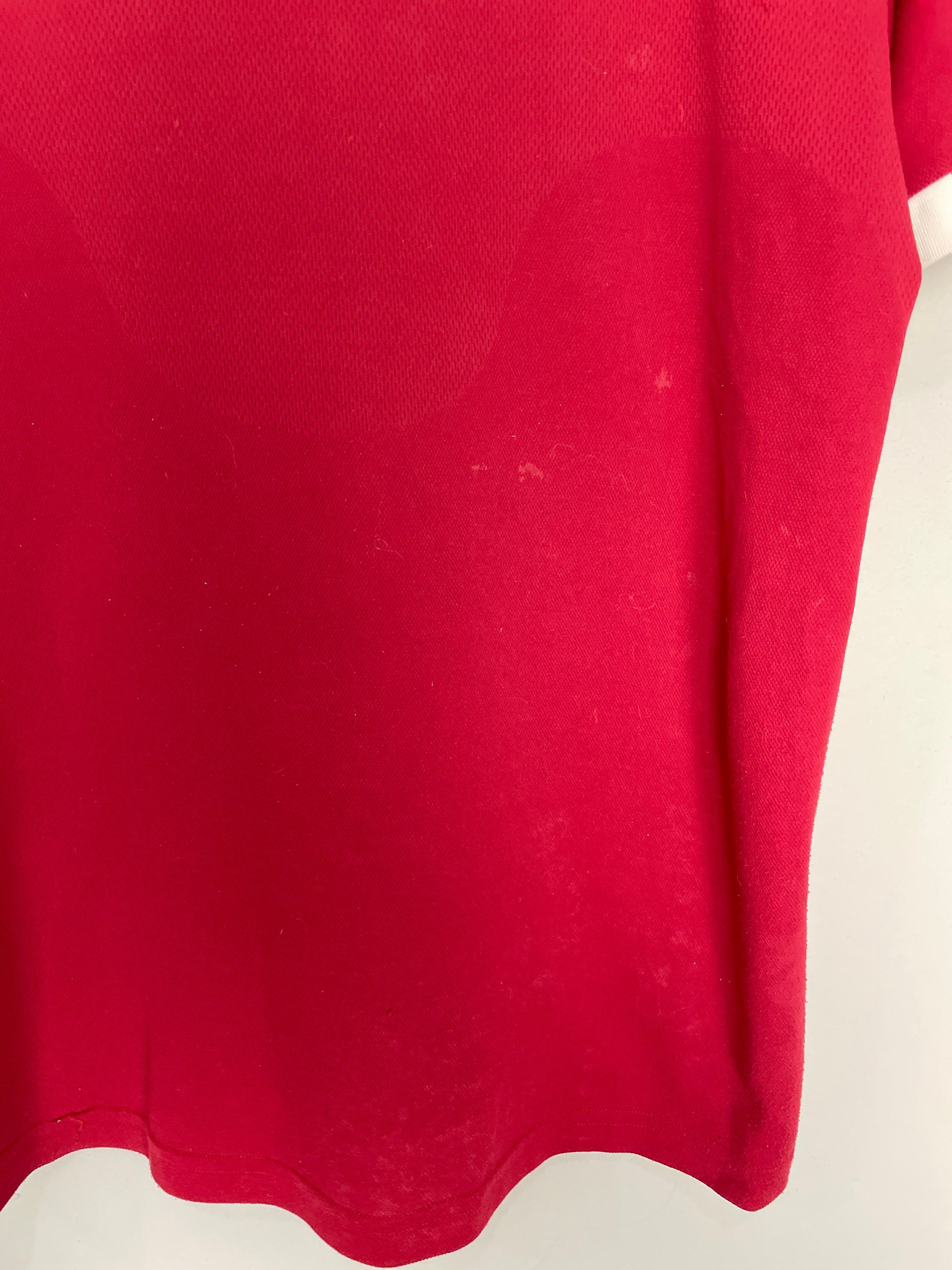 Shop 2002/03 DENMARK HOME SHIRT (L) HUMMEL, classic football shirts, vintage football shirts & retro soccer jerseys at Cult Kits