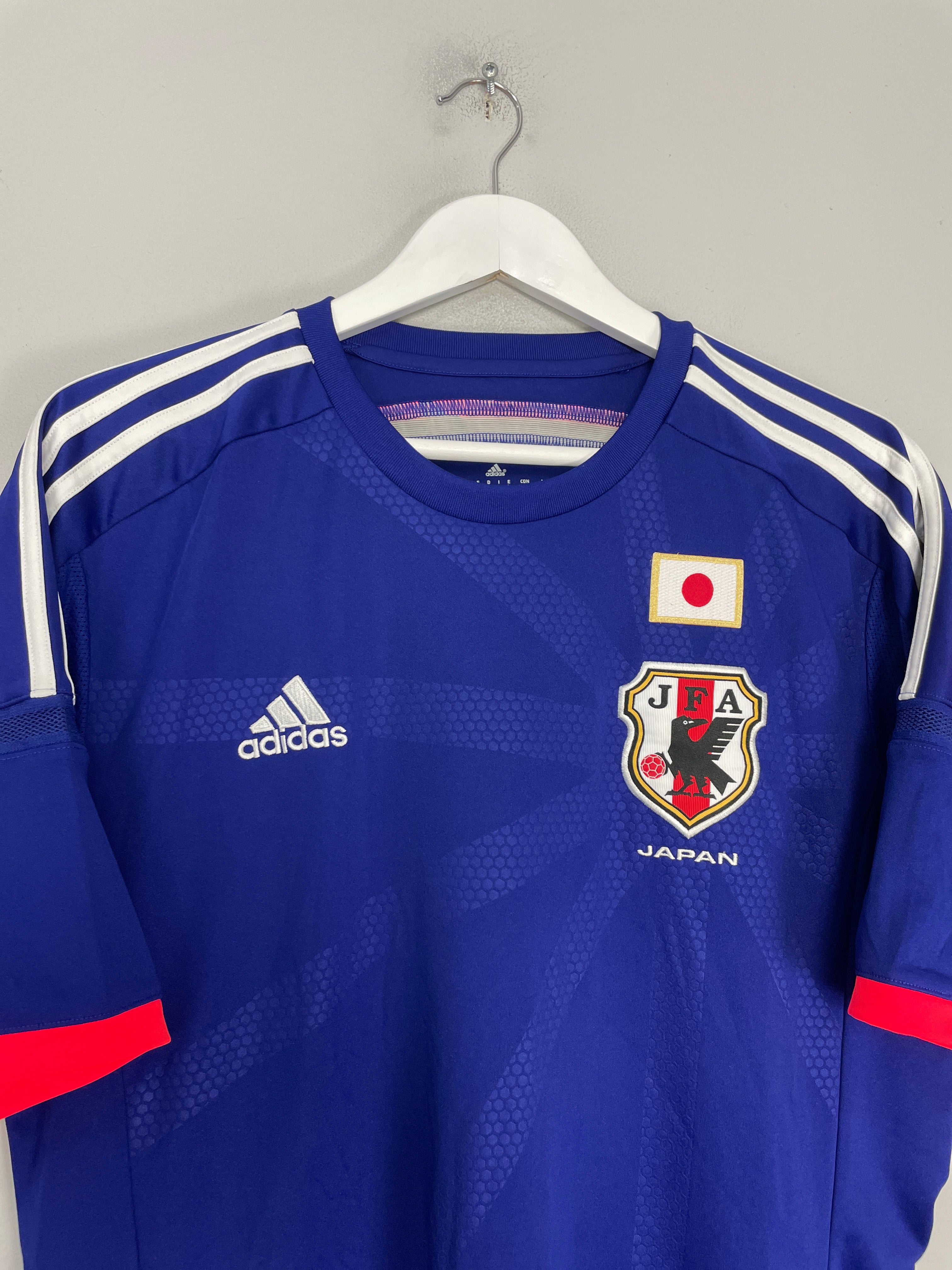 Shop 2014/15 JAPAN HOME SHIRT (L) ADIDAS, classic football shirts, vintage football shirts & retro soccer jerseys at Cult Kits