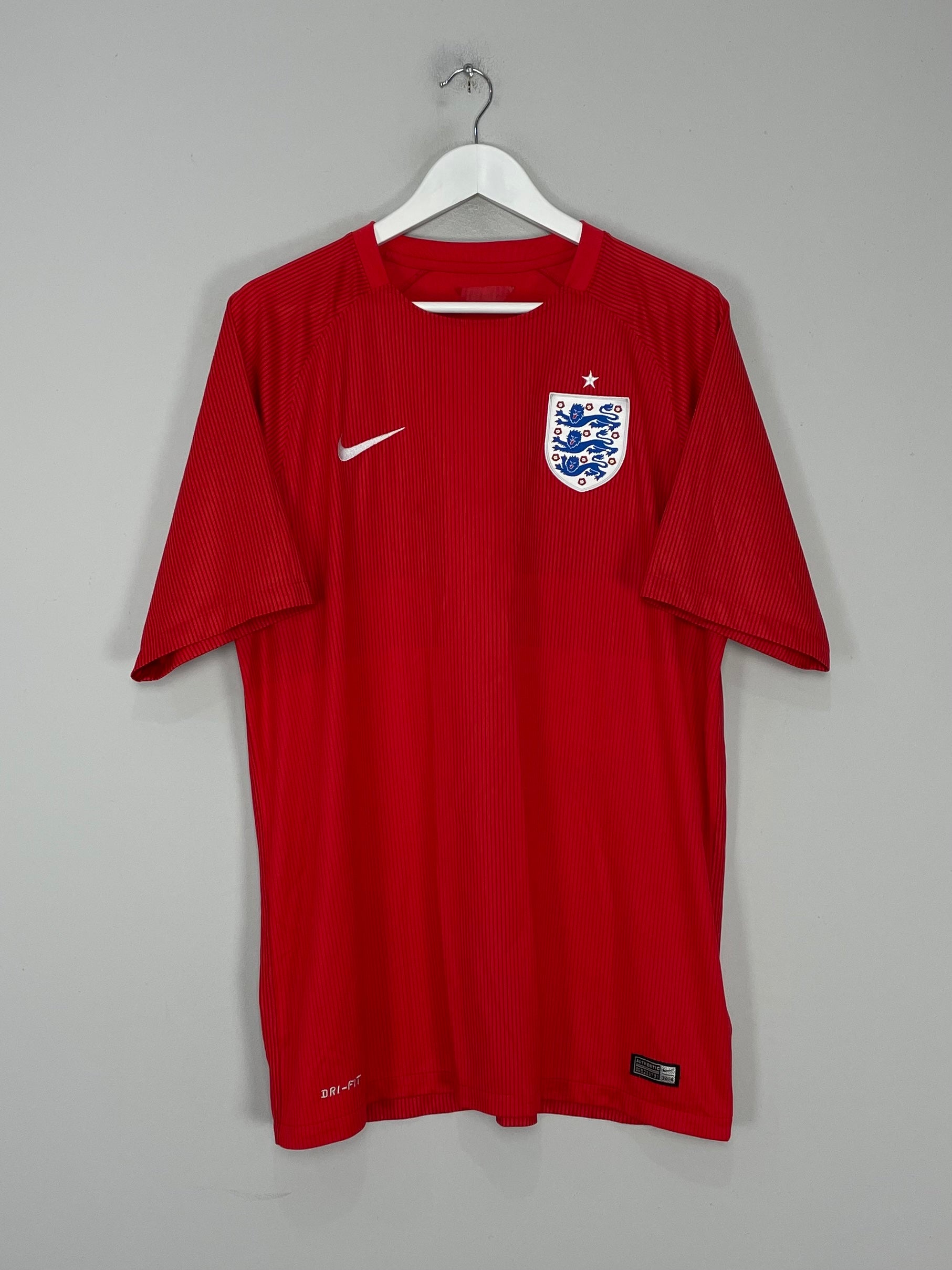 Shop 2014/15 ENGLAND AWAY SHIRT (XL) NIKE, classic football shirts, vintage football shirts & retro soccer jerseys at Cult Kits