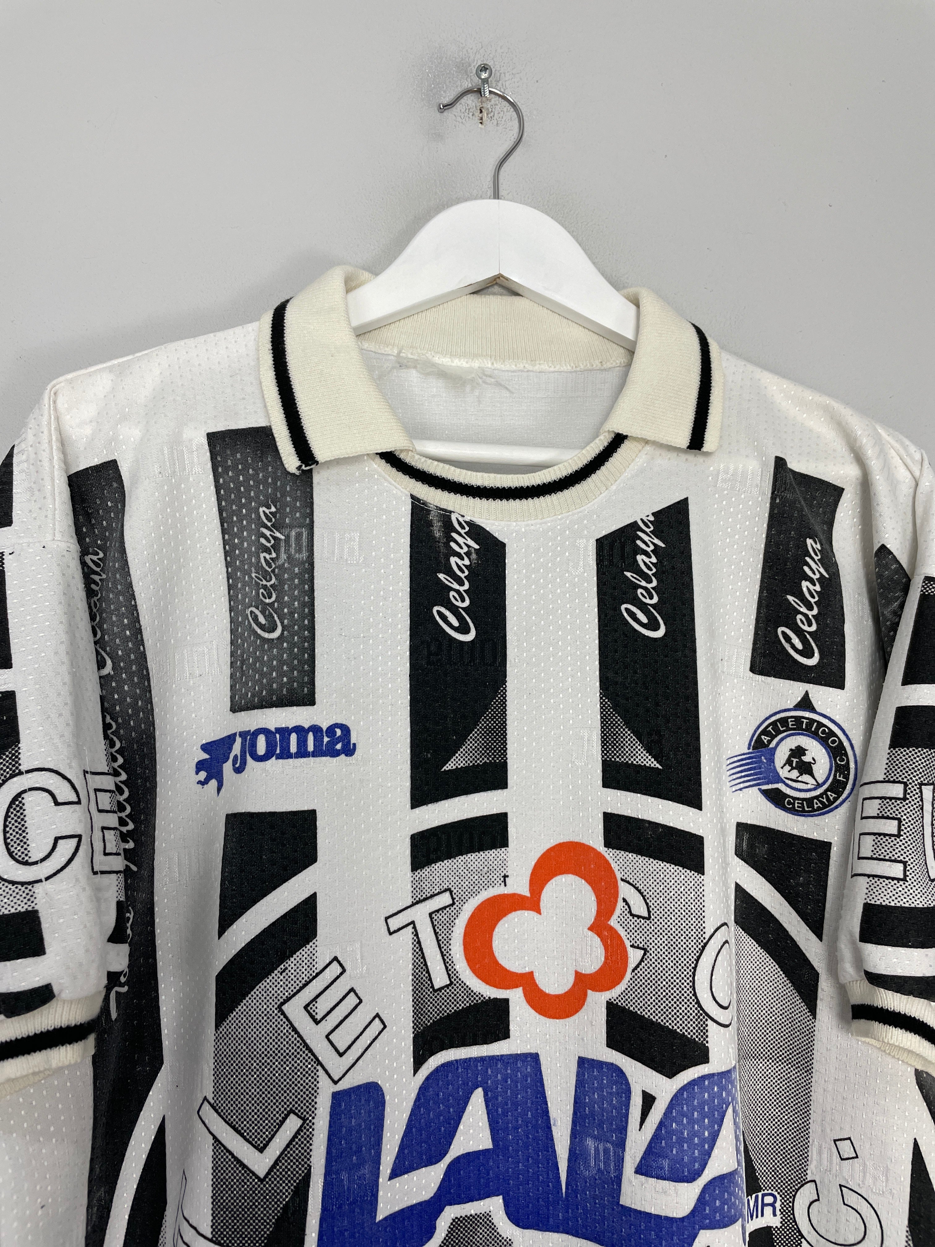 Shop 1998/99 ATLETICO CELAYA HOME SHIRT (XL) JOMA, classic football shirts, vintage football shirts & retro soccer jerseys at Cult Kits