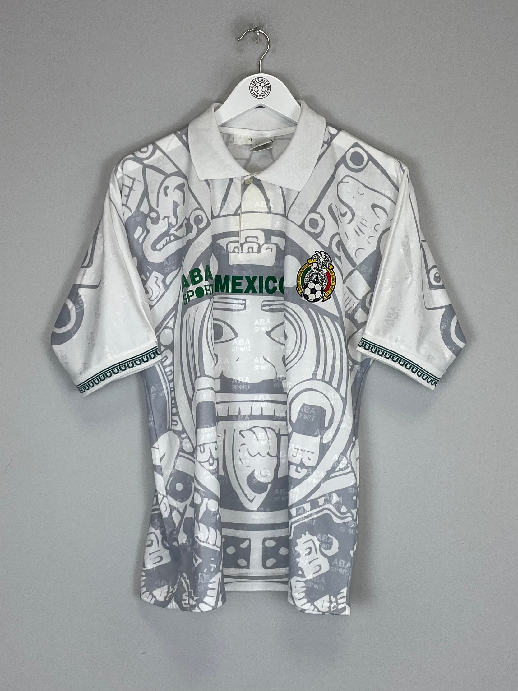 Shop 1996/98 MEXICO AWAY SHIRT (S) ABA SPORT, classic football shirts, vintage football shirts & retro soccer jerseys at Cult Kits