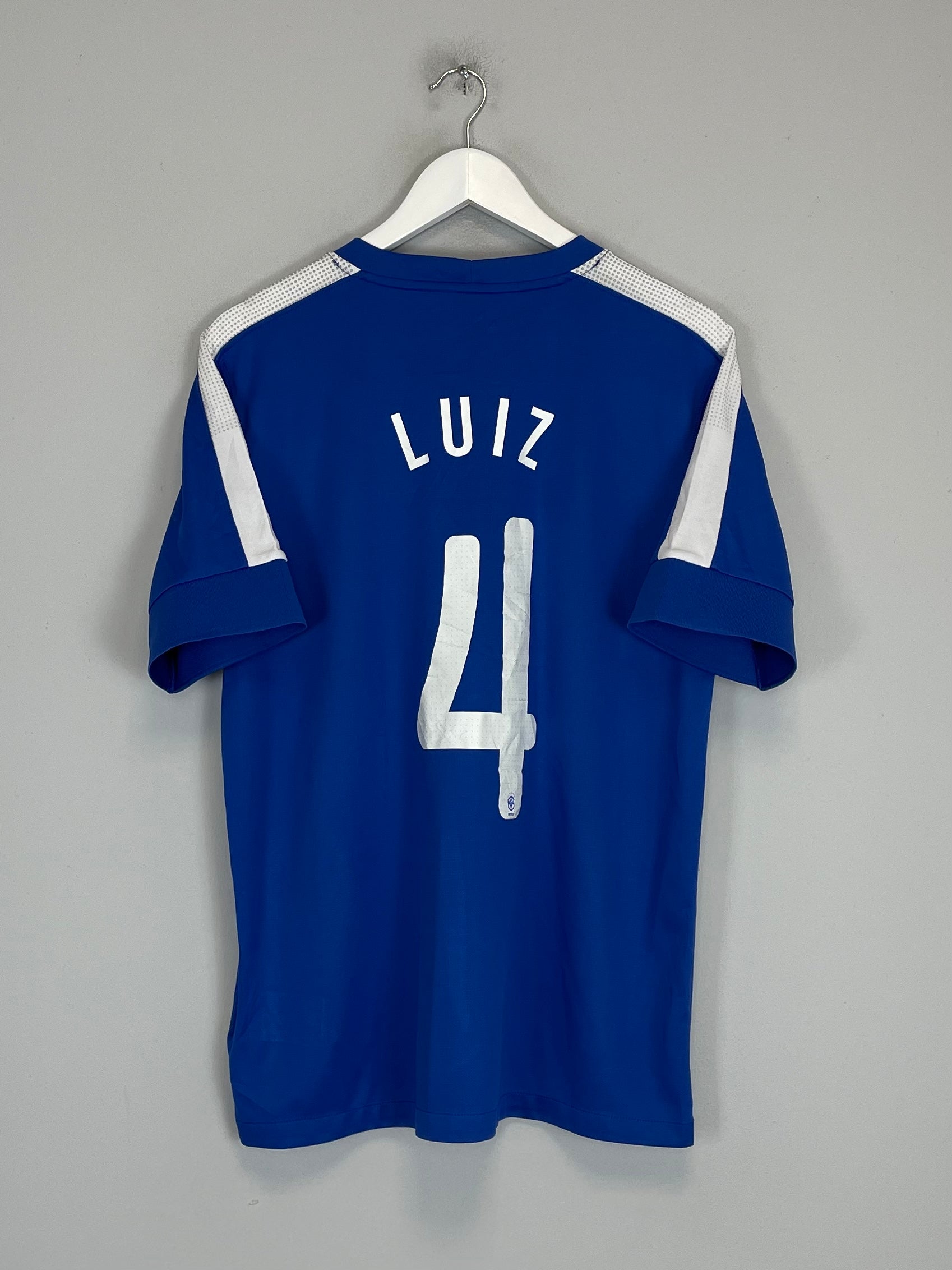 Shop 2013/14 BRAZIL LUIZ #4 AWAY SHIRT (M) NIKE, classic football shirts, vintage football shirts & retro soccer jerseys at Cult Kits