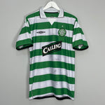 Shop 2004/05 CELTIC JUNINHO #7 *SQUAD SIGNED* HOME SHIRT (L) UMBRO, classic football shirts, vintage football shirts & retro soccer jerseys at Cult Kits