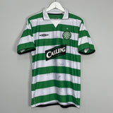 Shop 2004/05 CELTIC JUNINHO #7 *SQUAD SIGNED* HOME SHIRT (L) UMBRO, classic football shirts, vintage football shirts & retro soccer jerseys at Cult Kits