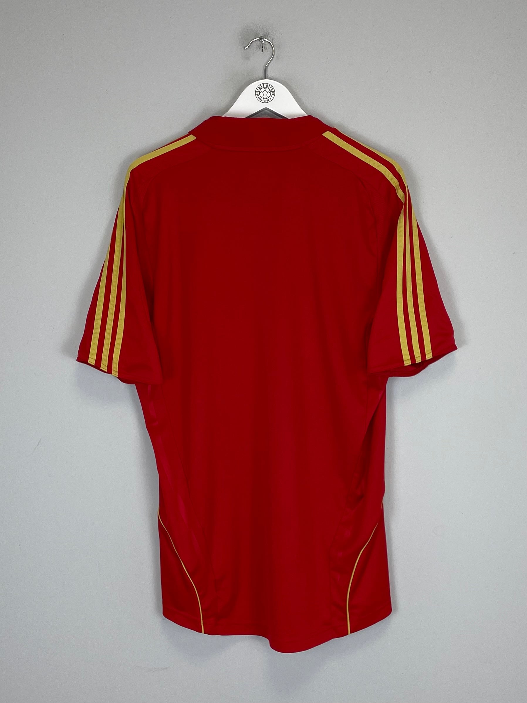 Shop 2008/10 SPAIN HOME SHIRT (L) ADIDAS, classic football shirts, vintage football shirts & retro soccer jerseys at Cult Kits