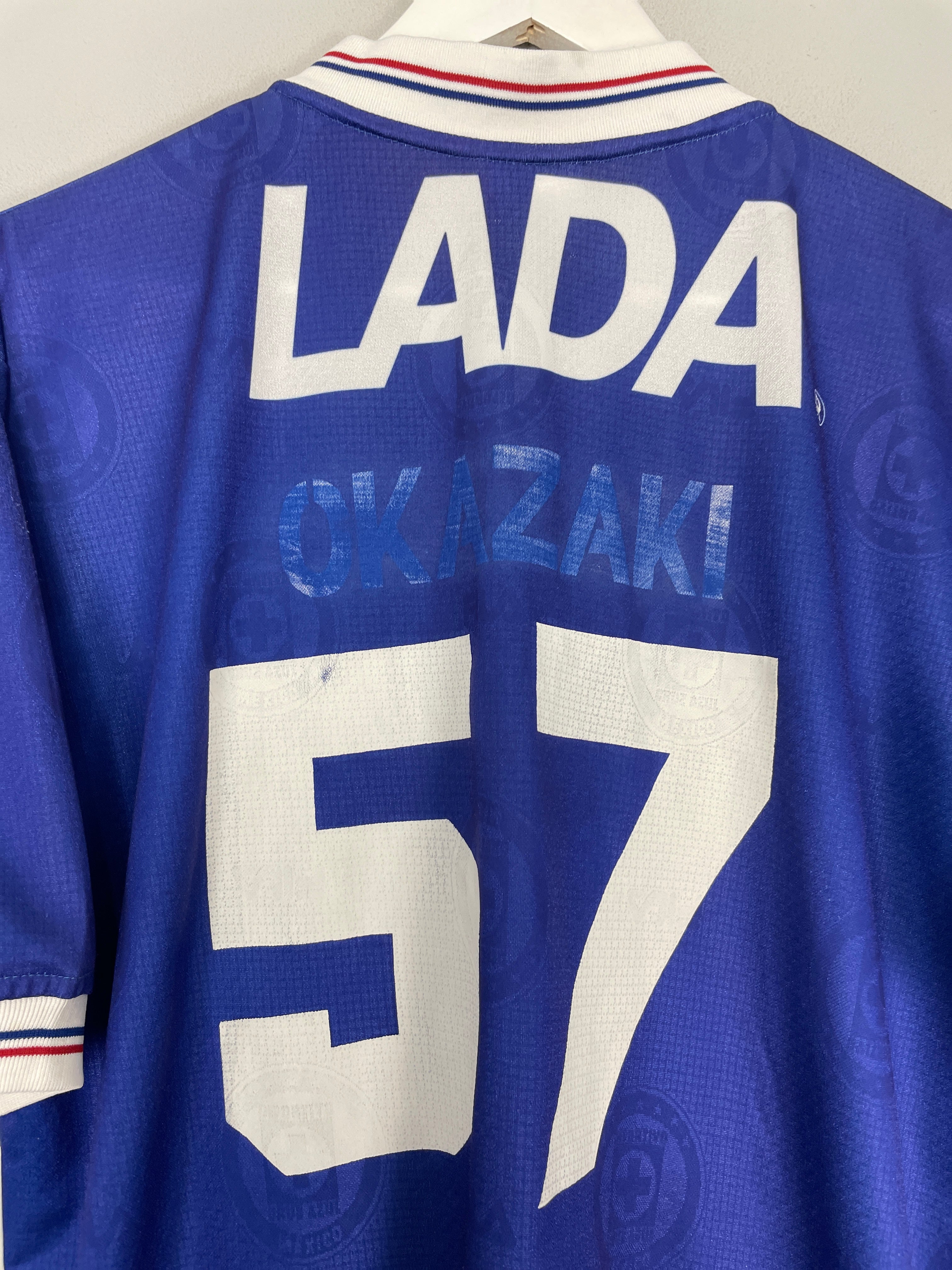 Shop 1998/99 CRUZ AZUL OKAZAKI #57 HOME SHIRT (XL) FILA, classic football shirts, vintage football shirts & retro soccer jerseys at Cult Kits