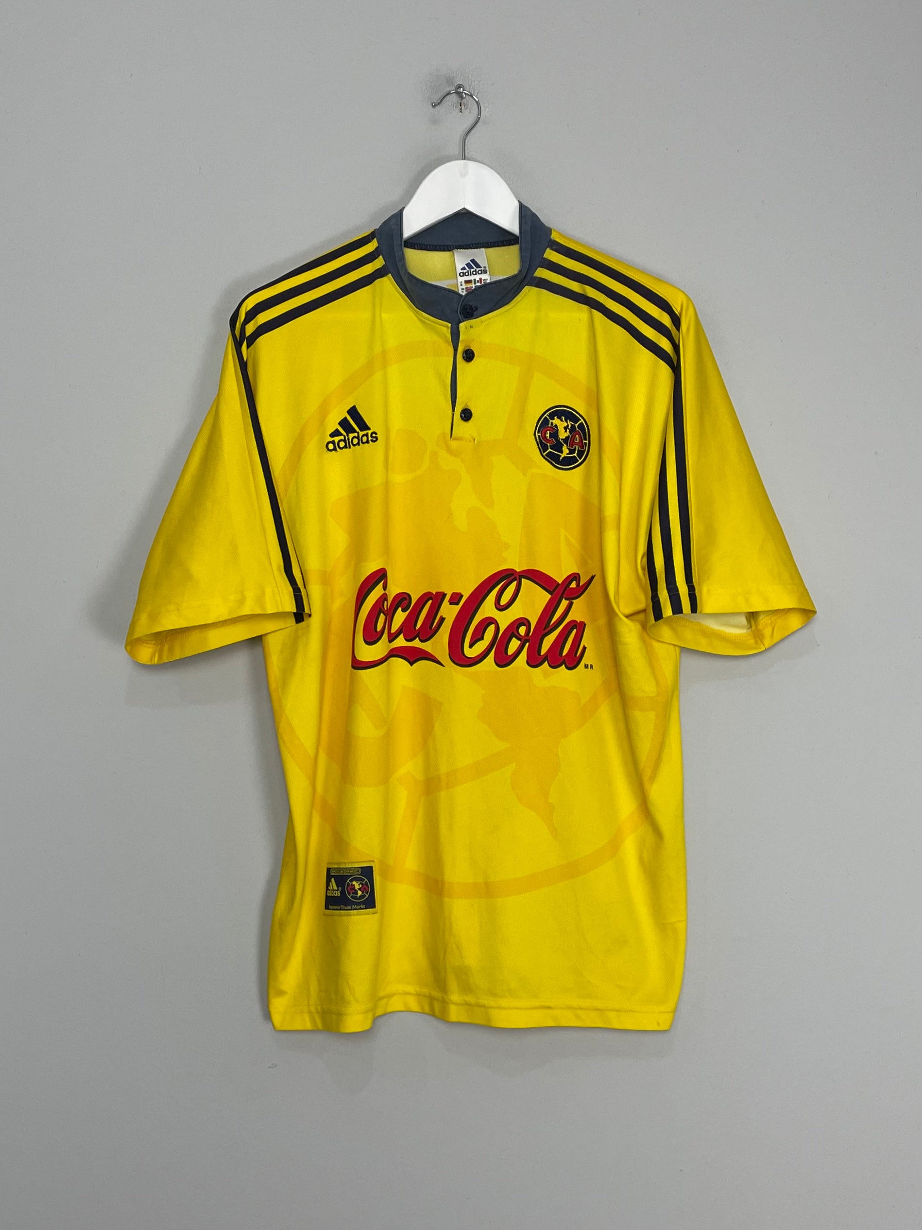 Shop 1997/99 CLUB AMERICA HOME SHIRT (M) ADIDAS, classic football shirts, vintage football shirts & retro soccer jerseys at Cult Kits