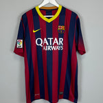 Shop 2013/14 BARCELONA MESSI #10 HOME SHIRT (XL) NIKE, classic football shirts, vintage football shirts & retro soccer jerseys at Cult Kits