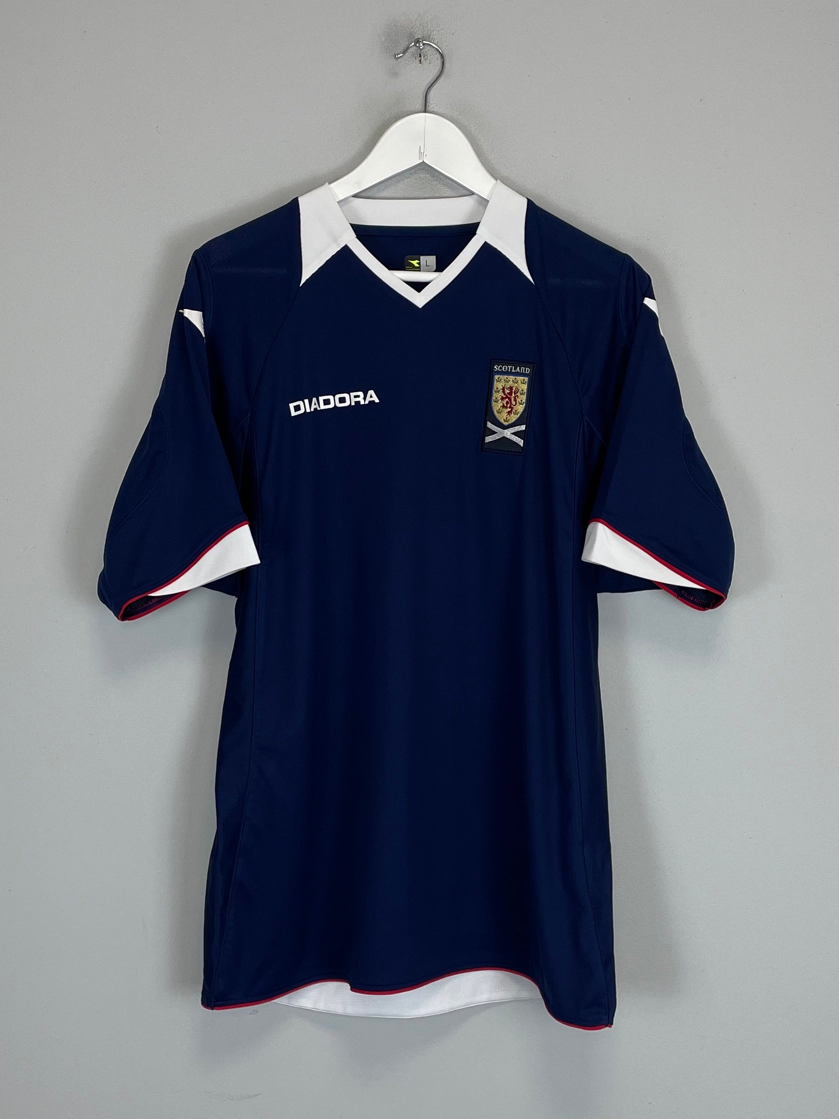 Shop 2008/09 SCOTLAND HOME SHIRT (L) DIADORA, classic football shirts, vintage football shirts & retro soccer jerseys at Cult Kits