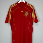 Shop 2008/10 SPAIN HOME SHIRT (L) ADIDAS, classic football shirts, vintage football shirts & retro soccer jerseys at Cult Kits