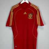 Shop 2008/10 SPAIN HOME SHIRT (L) ADIDAS, classic football shirts, vintage football shirts & retro soccer jerseys at Cult Kits