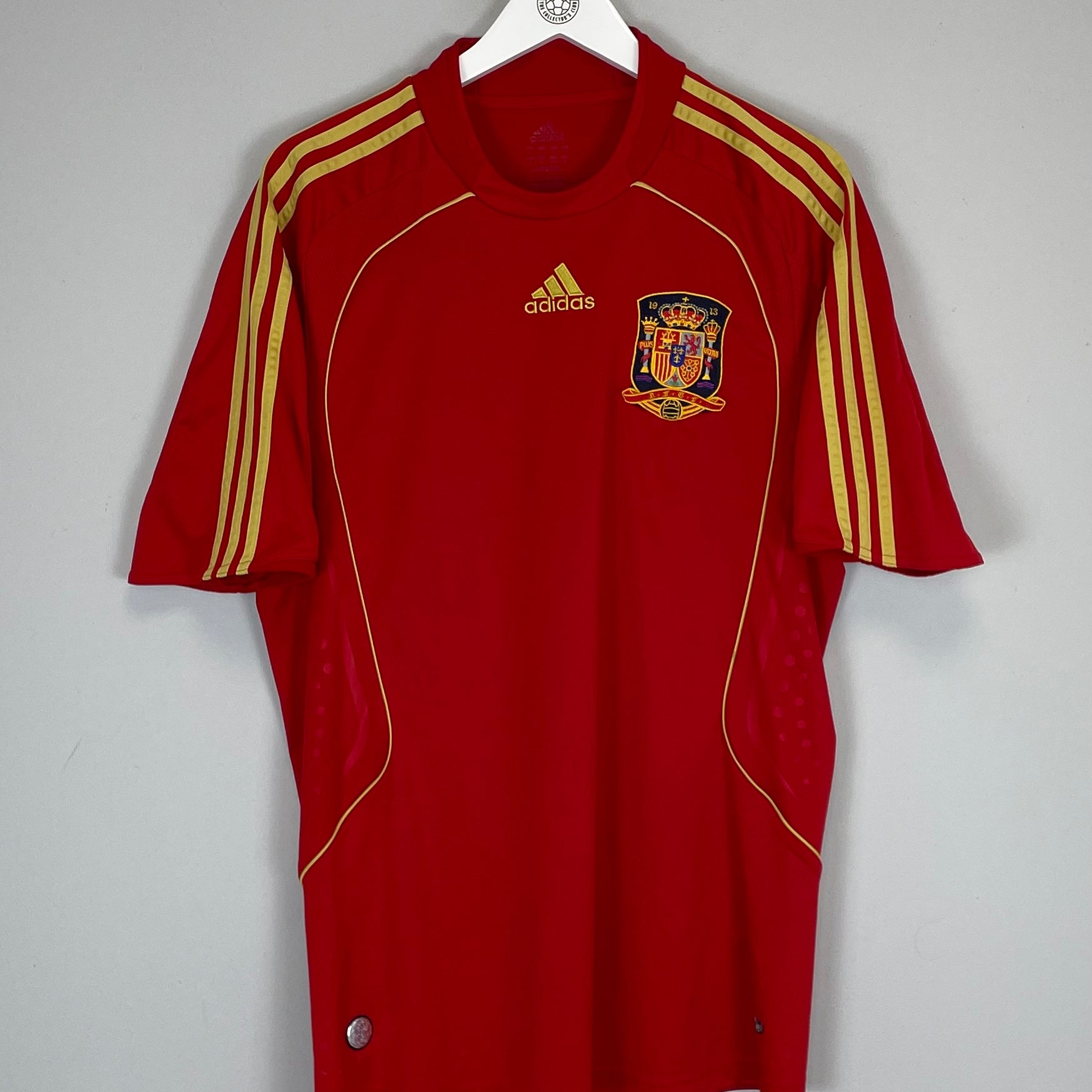Shop 2008/10 SPAIN HOME SHIRT (L) ADIDAS, classic football shirts, vintage football shirts & retro soccer jerseys at Cult Kits