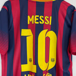 Shop 2013/14 BARCELONA MESSI #10 HOME SHIRT (L) NIKE, classic football shirts, vintage football shirts & retro soccer jerseys at Cult Kits