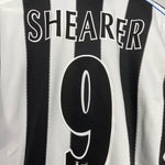 Shop 1999/00 NEWCASTLE SHEARER #9 HOME SHIRT (M) ADIDAS, classic football shirts, vintage football shirts & retro soccer jerseys at Cult Kits