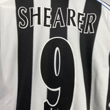 Shop 1999/00 NEWCASTLE SHEARER #9 HOME SHIRT (M) ADIDAS, classic football shirts, vintage football shirts & retro soccer jerseys at Cult Kits