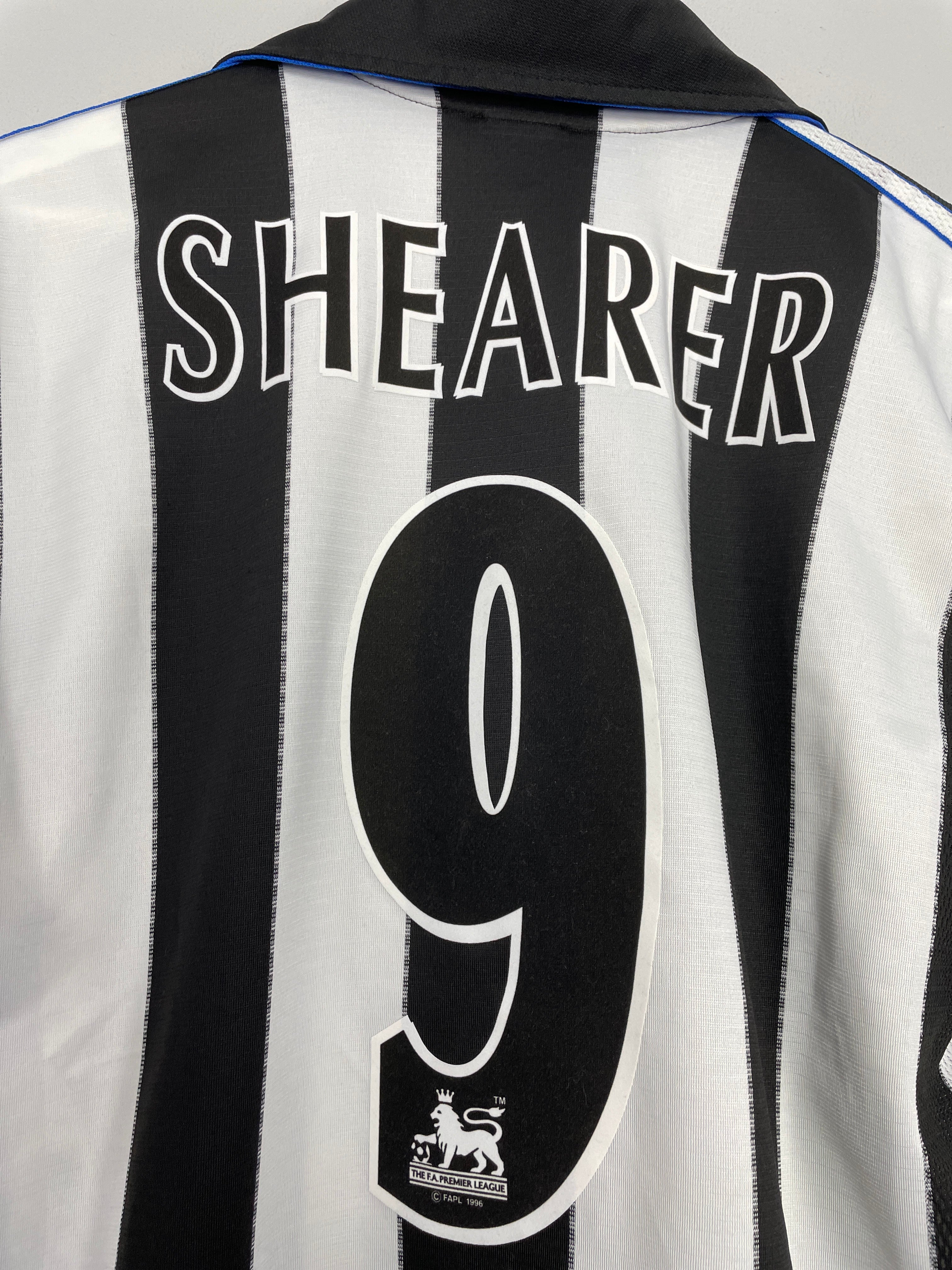 Shop 1999/00 NEWCASTLE SHEARER #9 HOME SHIRT (M) ADIDAS, classic football shirts, vintage football shirts & retro soccer jerseys at Cult Kits