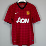 Shop 2012/13 MANCHESTER UNITED V.PERSIE #20 HOME SHIRT (M) NIKE, classic football shirts, vintage football shirts & retro soccer jerseys at Cult Kits