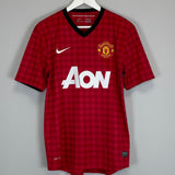 Shop 2012/13 MANCHESTER UNITED V.PERSIE #20 HOME SHIRT (M) NIKE, classic football shirts, vintage football shirts & retro soccer jerseys at Cult Kits