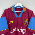 Shop 1995/96 BURNLEY HOME SHIRT (M) MITRE, classic football shirts, vintage football shirts & retro soccer jerseys at Cult Kits