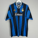 1994/95 INTER MILAN HOME SHIRT (XL) UMBRO