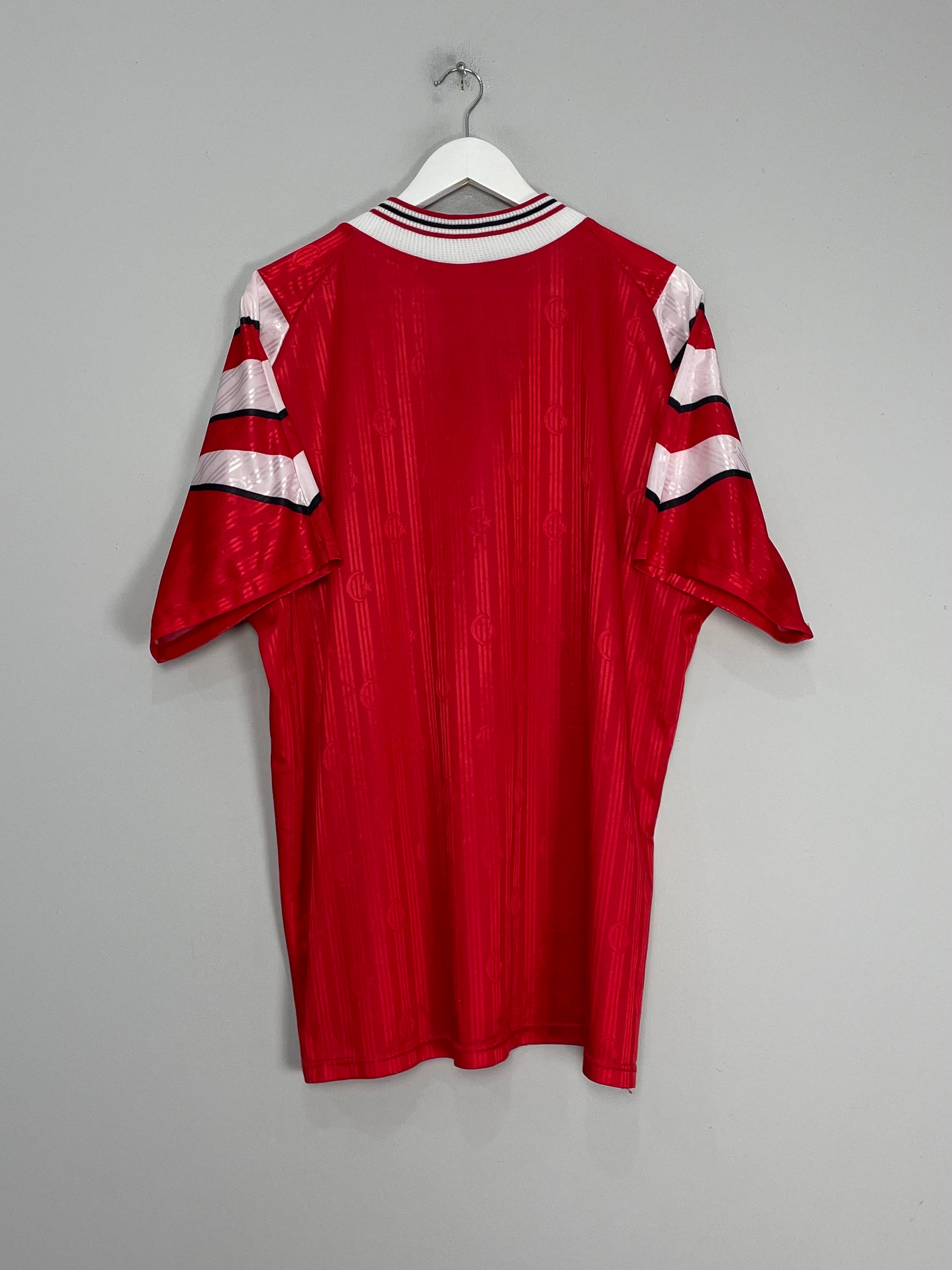 Shop 1996/97 TURKEY HOME SHIRT (XL) ADIDAS, classic football shirts, vintage football shirts & retro soccer jerseys at Cult Kits