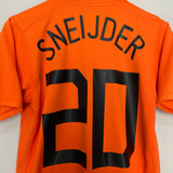 Shop 2006/08 NETHERLANDS SNEIJDER #20 HOME SHIRT (S) NIKE, classic football shirts, vintage football shirts & retro soccer jerseys at Cult Kits