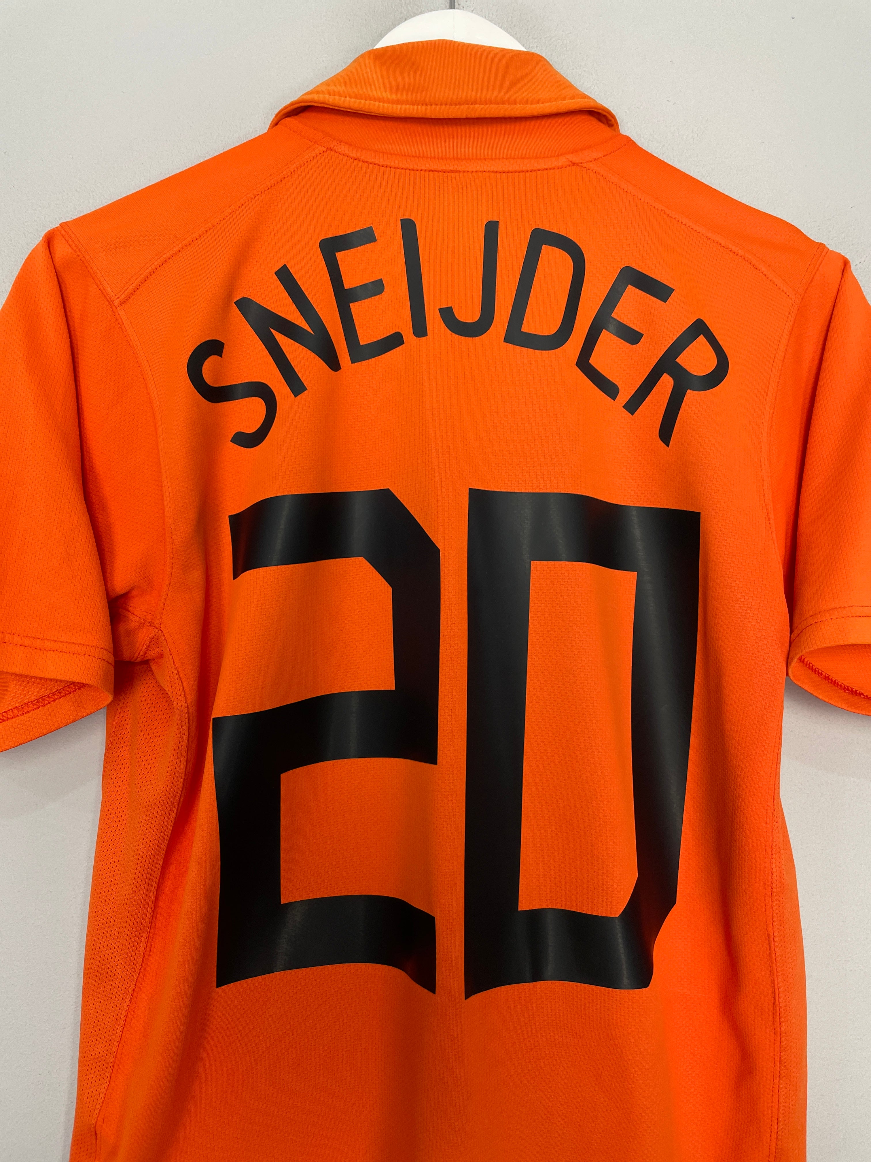 Shop 2006/08 NETHERLANDS SNEIJDER #20 HOME SHIRT (S) NIKE, classic football shirts, vintage football shirts & retro soccer jerseys at Cult Kits