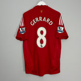 Shop 2008/10 LIVERPOOL GERRARD #8 HOME SHIRT (L) ADIDAS, classic football shirts, vintage football shirts & retro soccer jerseys at Cult Kits