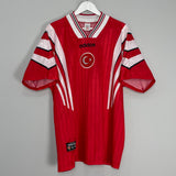 Shop 1996/97 TURKEY HOME SHIRT (XL) ADIDAS, classic football shirts, vintage football shirts & retro soccer jerseys at Cult Kits