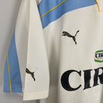 Shop 1999/00 LAZIO CENTENARY AWAY SHIRT (XL) PUMA, classic football shirts, vintage football shirts & retro soccer jerseys at Cult Kits